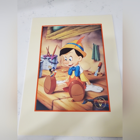 Pinocchio Lithograph - Picture 2 of 4